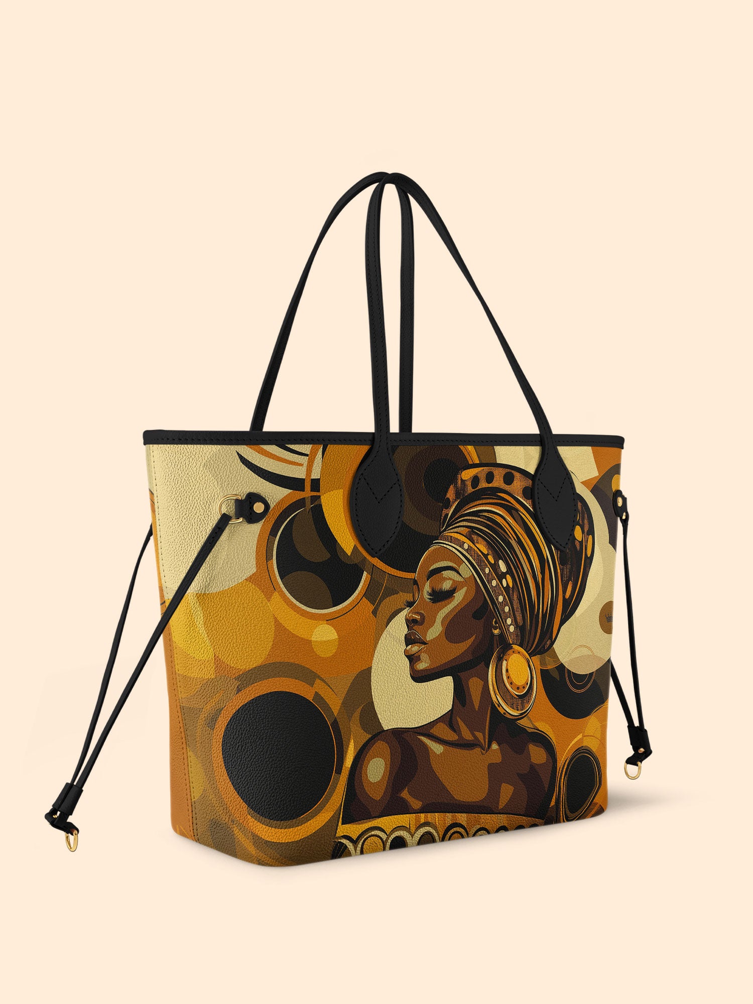 Golden Orbit Classic Shopper Tote QR0XD317