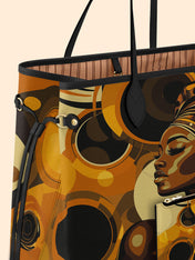 Golden Orbit Classic Shopper Tote QR0XD317