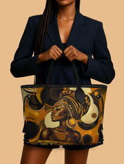 Golden Orbit Classic Shopper Tote QR0XD317