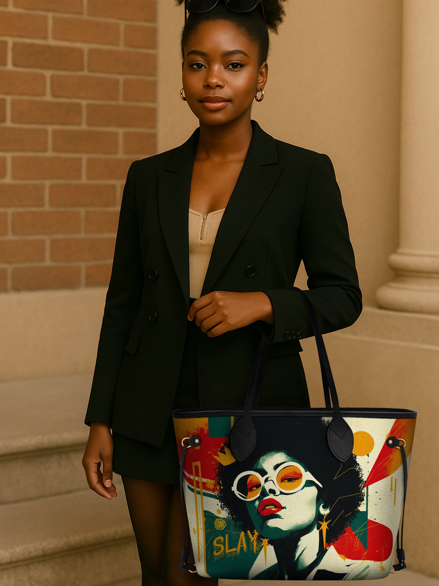 Vibrant Vixen Classic Shopper Tote QR0HH035