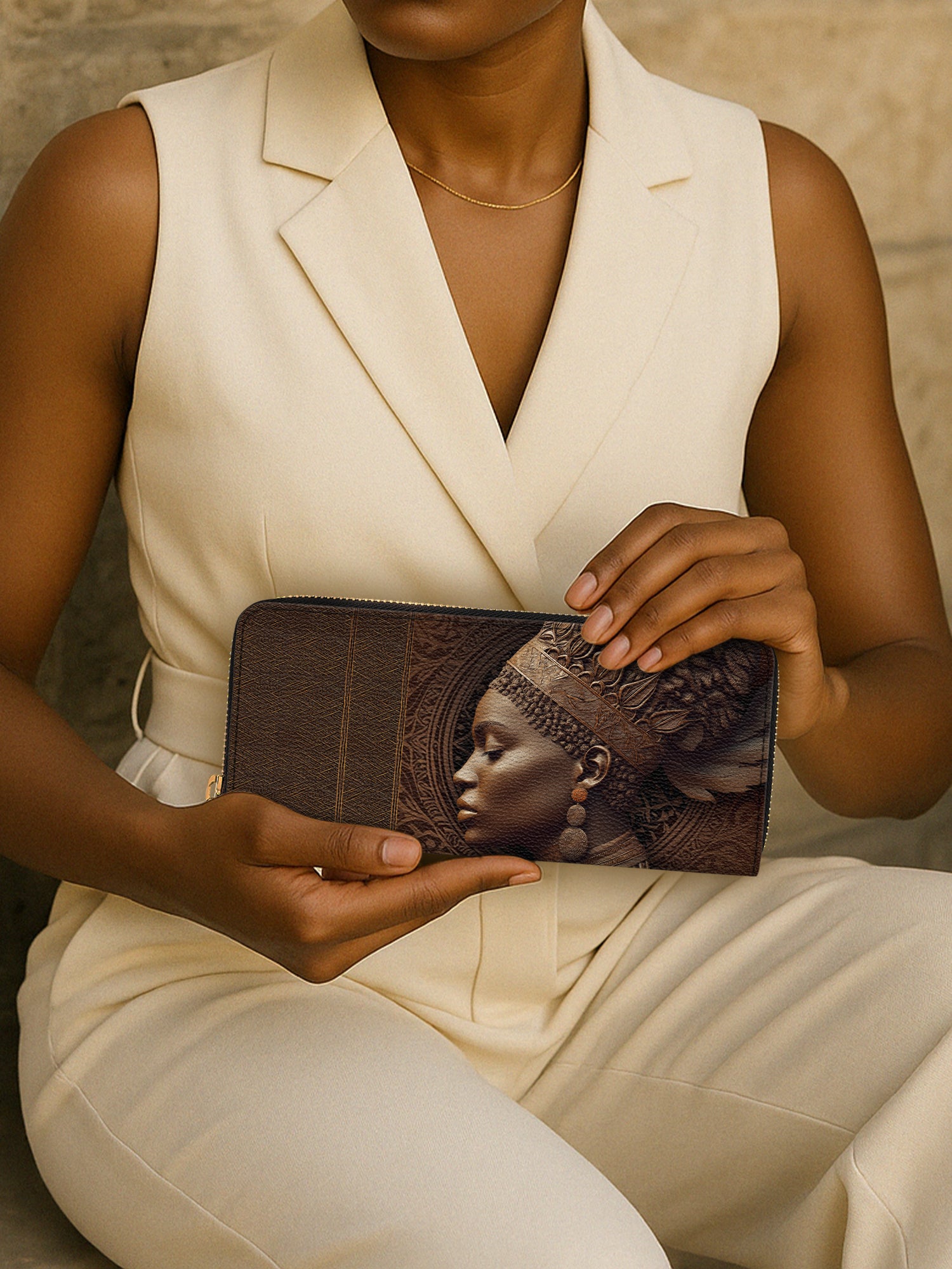 Back To Africa Slimline Zippy Wallet QR0XD094