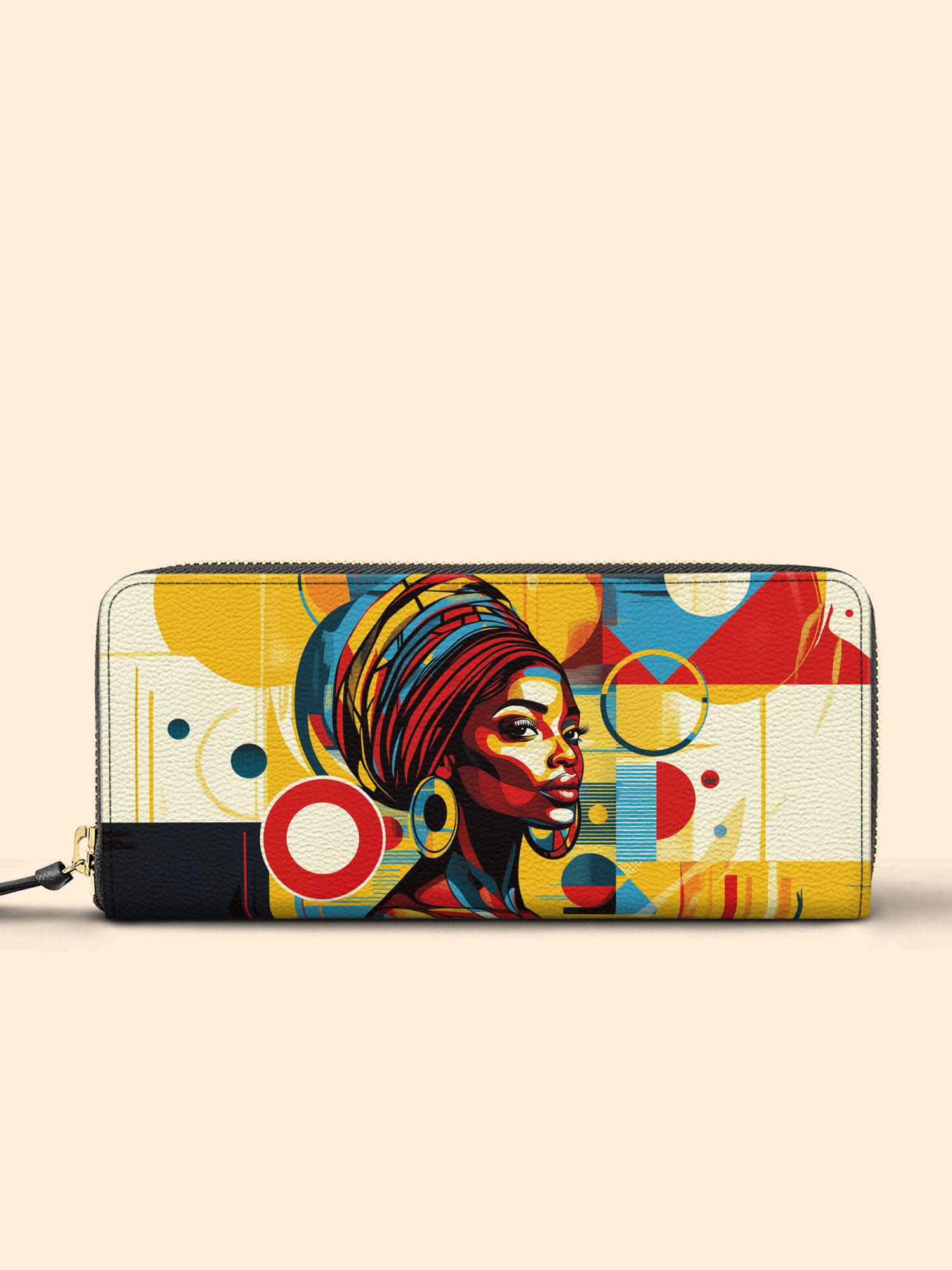 Afrobeat Pulse Slimline Zippy Wallet QR0XD322