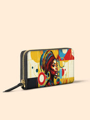 Afrobeat Pulse Slimline Zippy Wallet QR0XD322