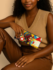 Afrobeat Pulse Slimline Zippy Wallet QR0XD322