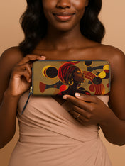 Velvet Galaxy Slimline Zippy Wallet QR0XD329