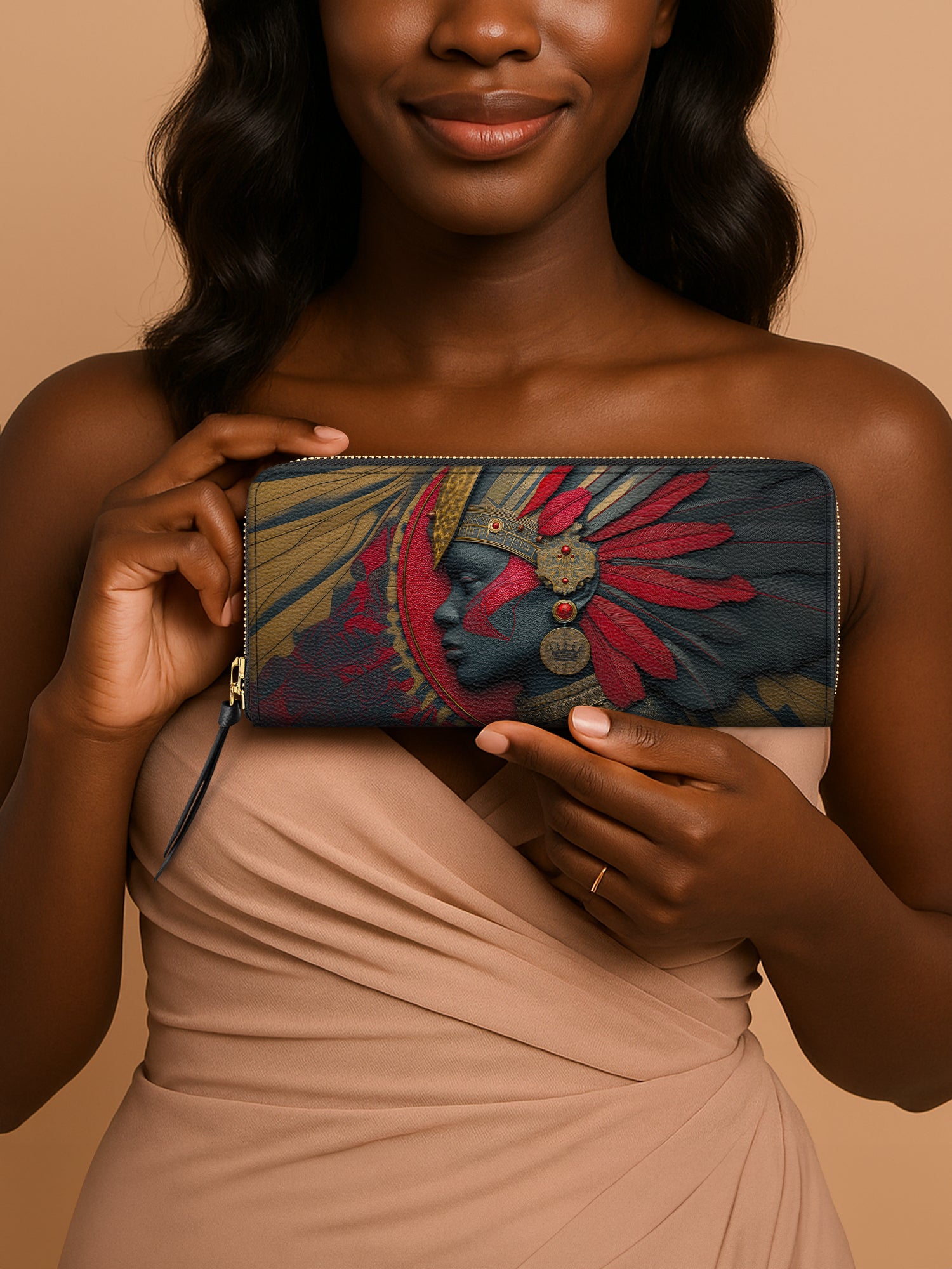 Burning Grace Slimline Zippy Wallet QR0TD098