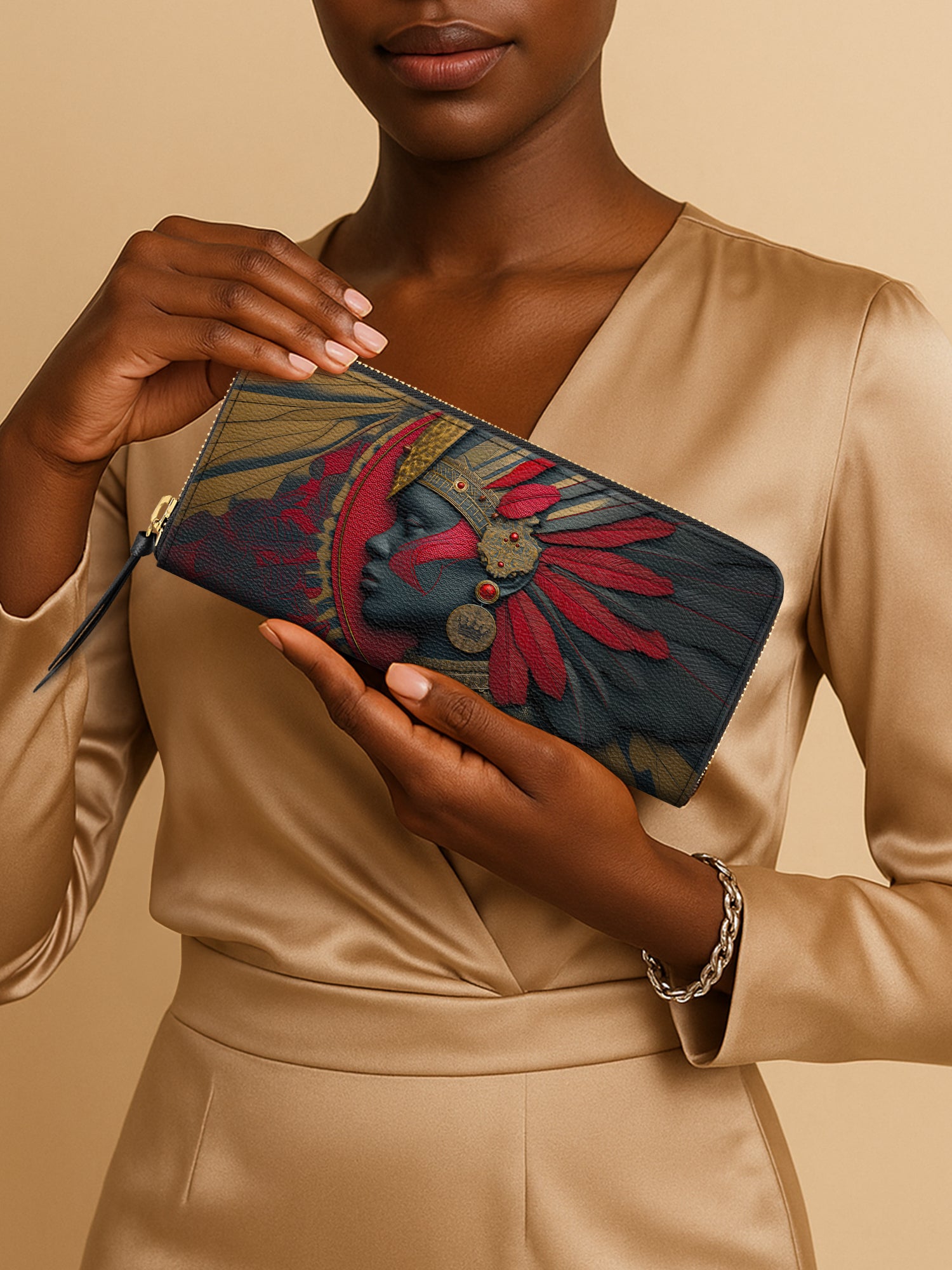 Burning Grace Slimline Zippy Wallet QR0TD098