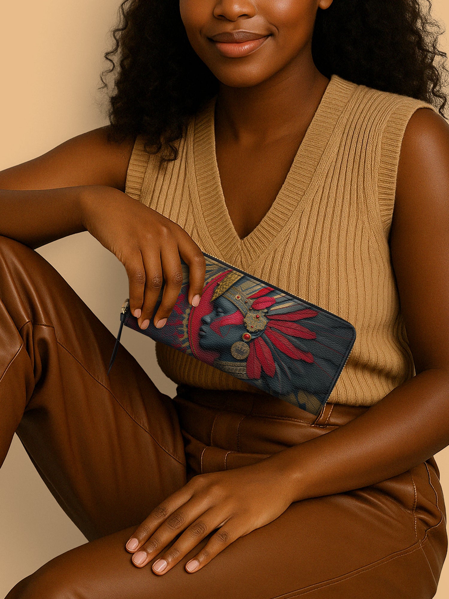 Burning Grace Slimline Zippy Wallet QR0TD098