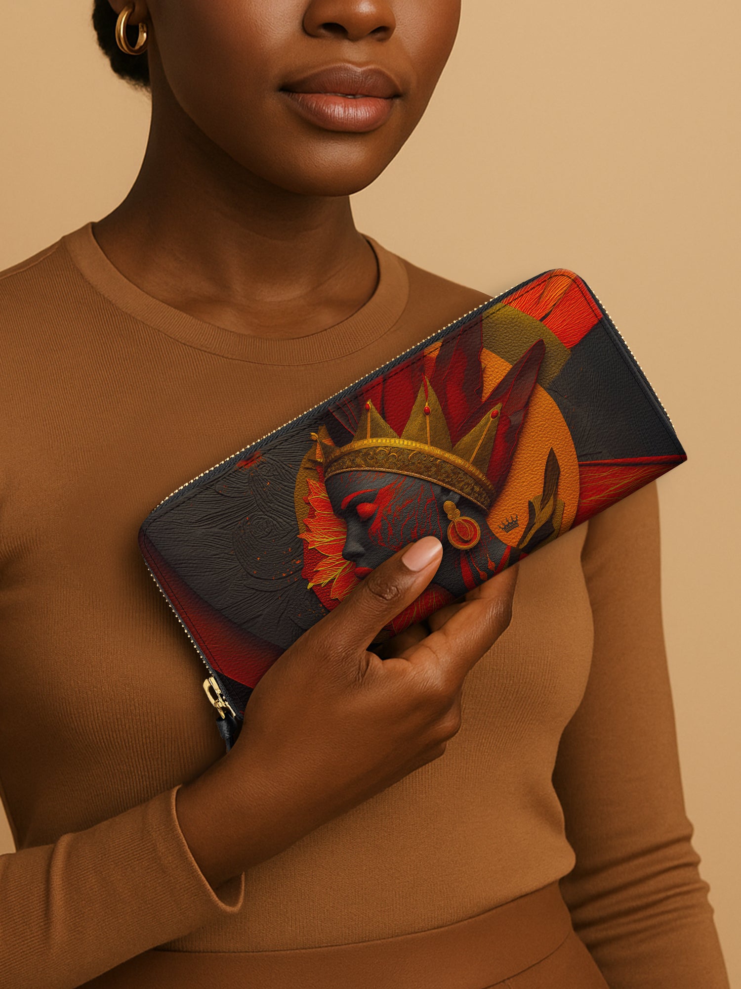 Fierce Crown Slimline Zippy Wallet QR0TD096