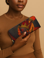 Fierce Crown Slimline Zippy Wallet QR0TD096