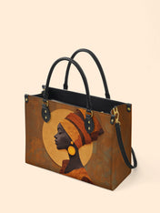 Obsidian Reverie Premium Leather Handbag QR0XD166