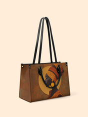 Obsidian Reverie Premium Leather Handbag QR0XD166