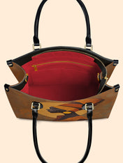 Obsidian Reverie Premium Leather Handbag QR0XD166