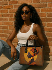 Obsidian Reverie Premium Leather Handbag QR0XD166