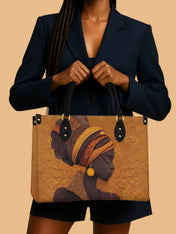 Solar Vein Premium Leather Handbag QR0XD167