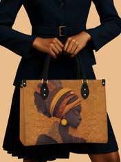 Solar Vein Premium Leather Handbag QR0XD167