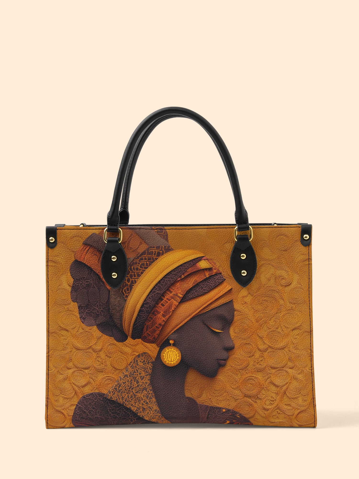 Solar Vein Premium Leather Handbag QR0XD167