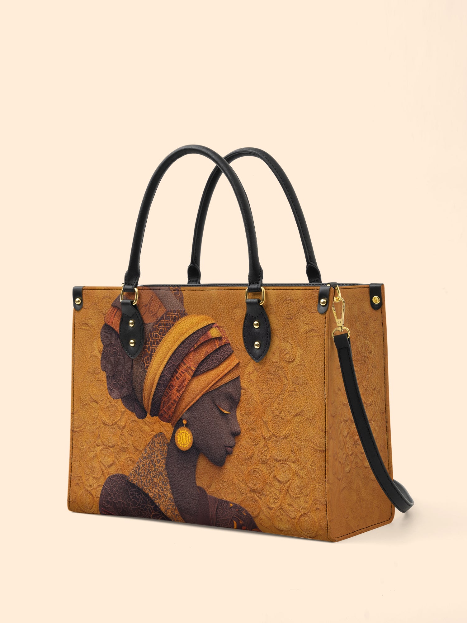 Solar Vein Premium Leather Handbag QR0XD167