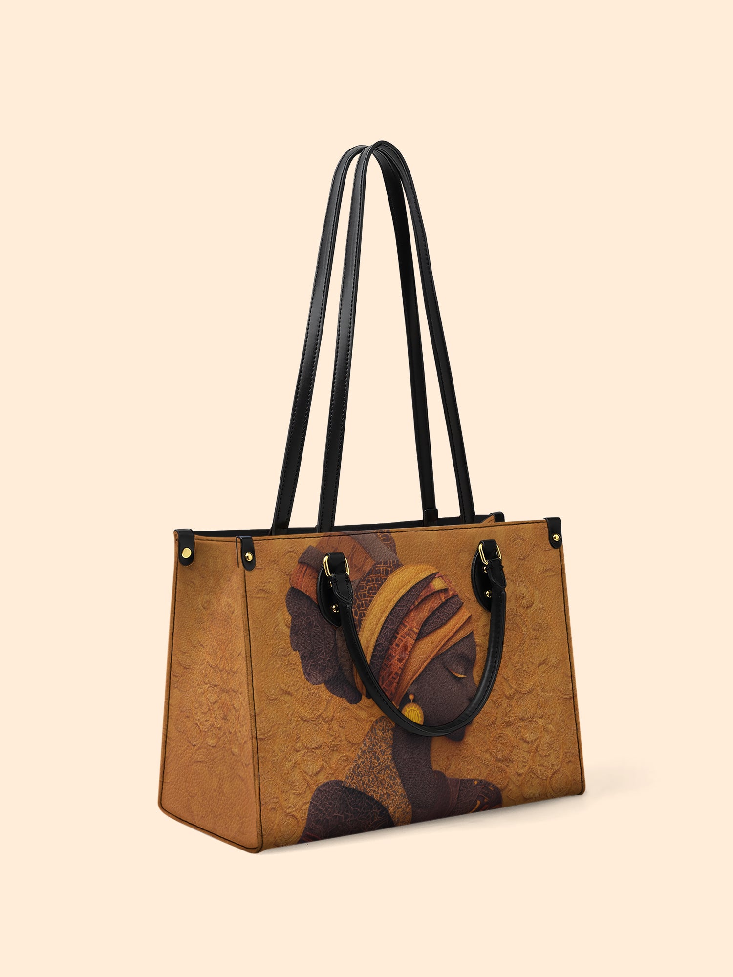 Solar Vein Premium Leather Handbag QR0XD167