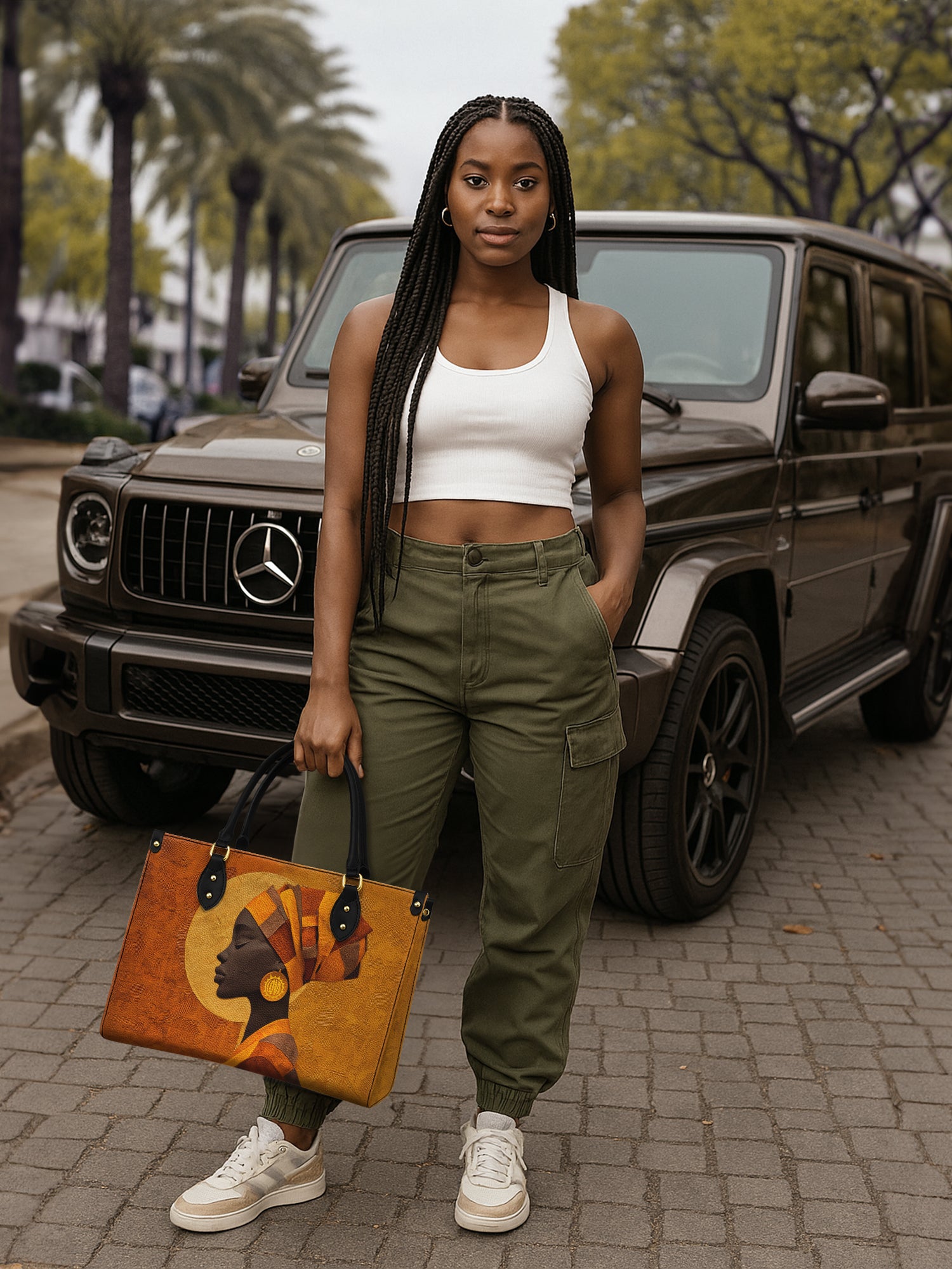 Terracotta Pulse Premium Leather Handbag QR0XD170