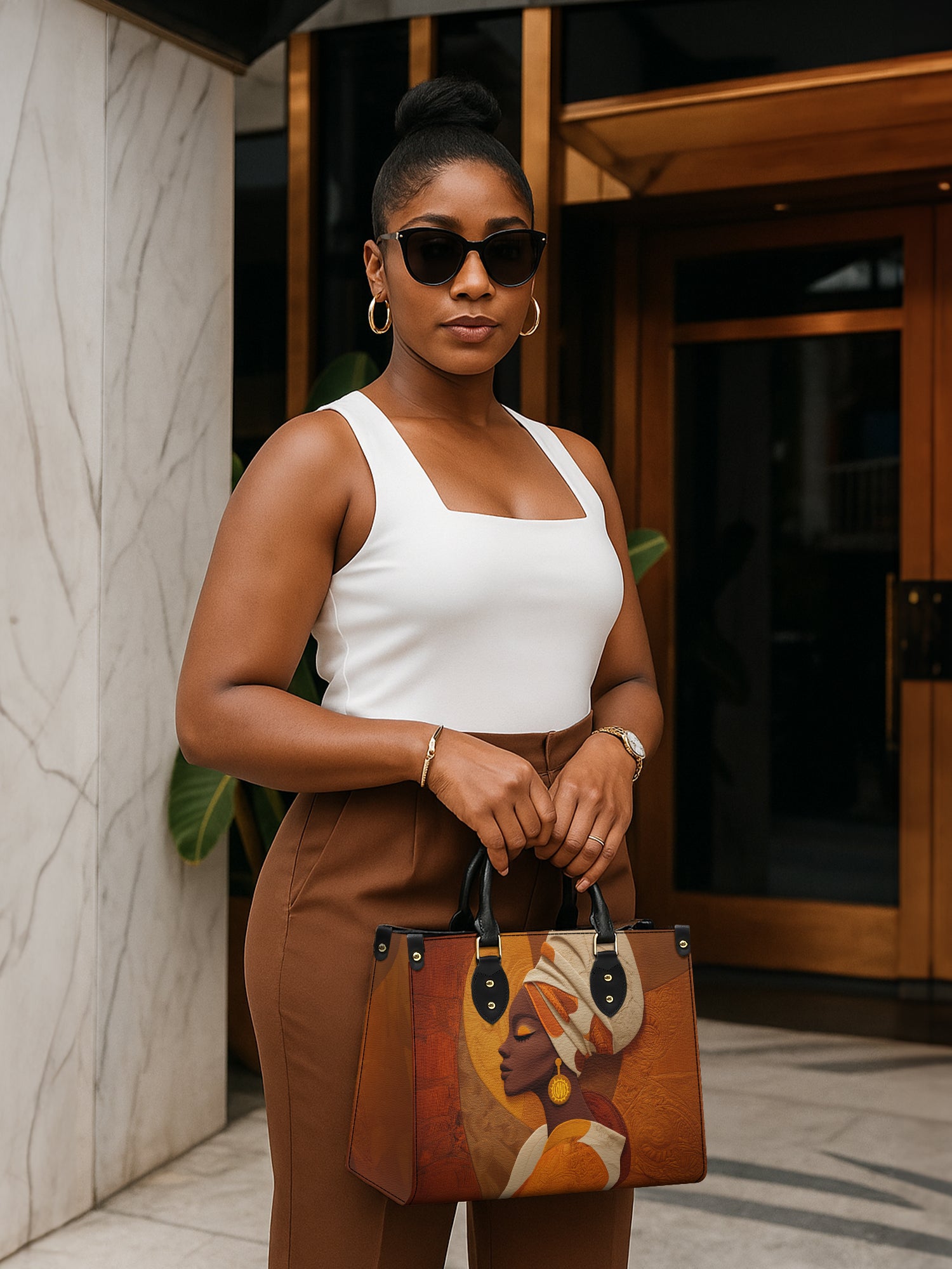 Velvet Oracle Premium Leather Handbag QR0XD171