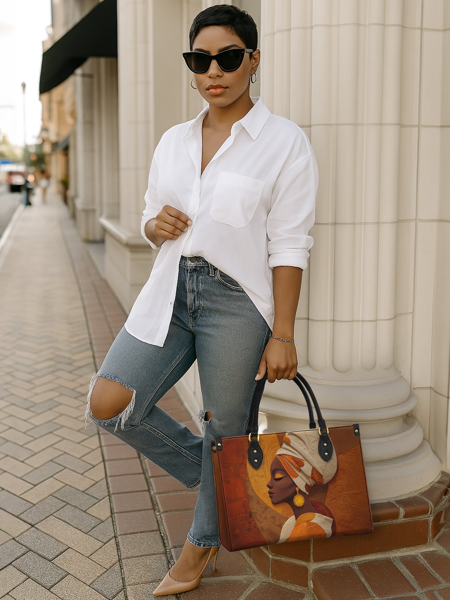 Velvet Oracle Premium Leather Handbag QR0XD171