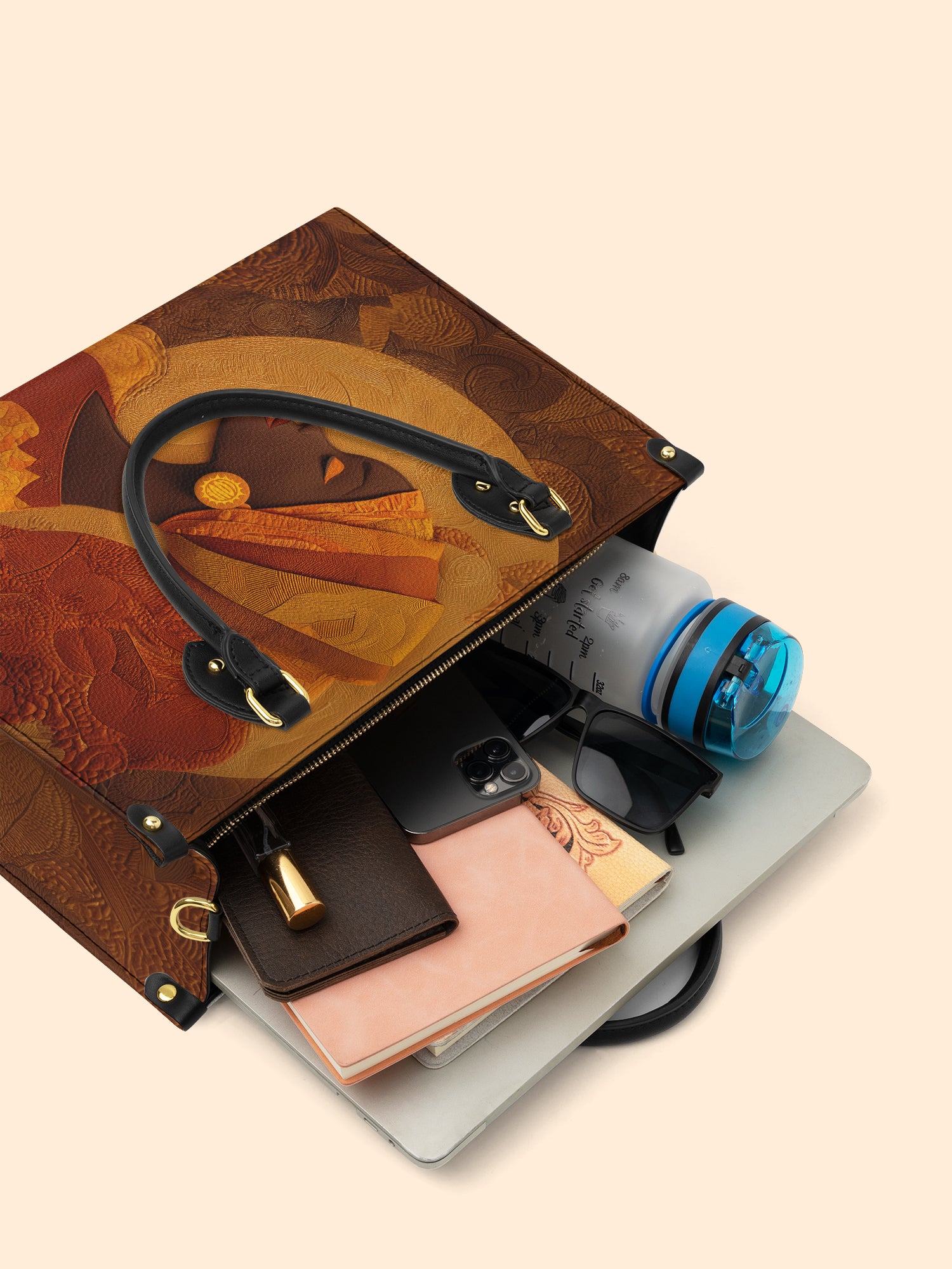 Wears The Silence Premium Leather Handbag QR0XD172