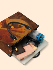 Wears The Silence Premium Leather Handbag QR0XD172