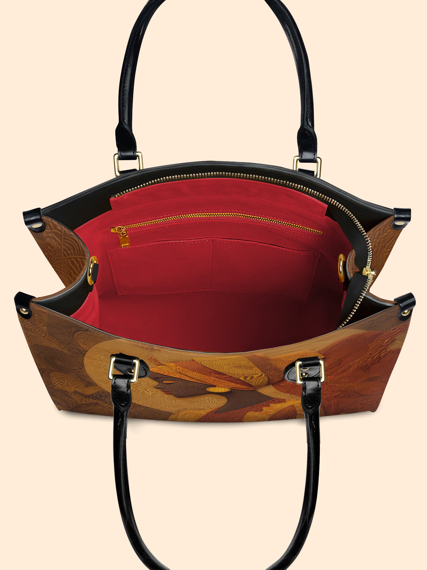 Wears The Silence Premium Leather Handbag QR0XD172