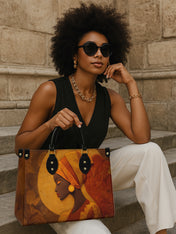 Wears The Silence Premium Leather Handbag QR0XD172