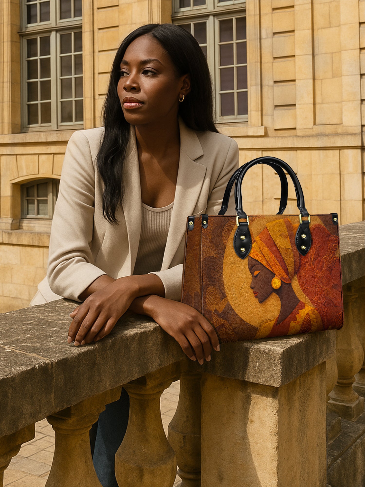 Wears The Silence Premium Leather Handbag QR0XD172