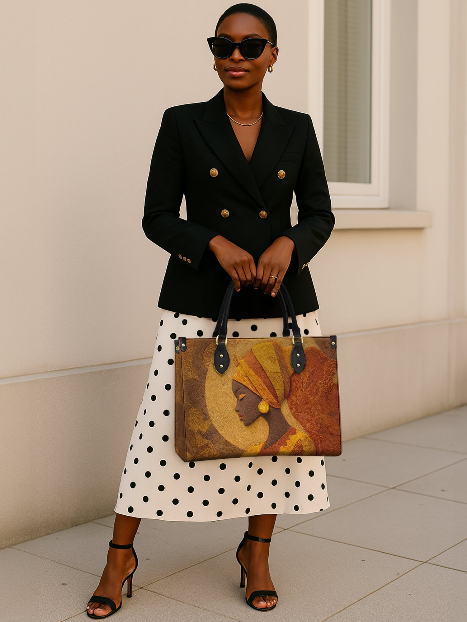 Wears The Silence Premium Leather Handbag QR0XD172