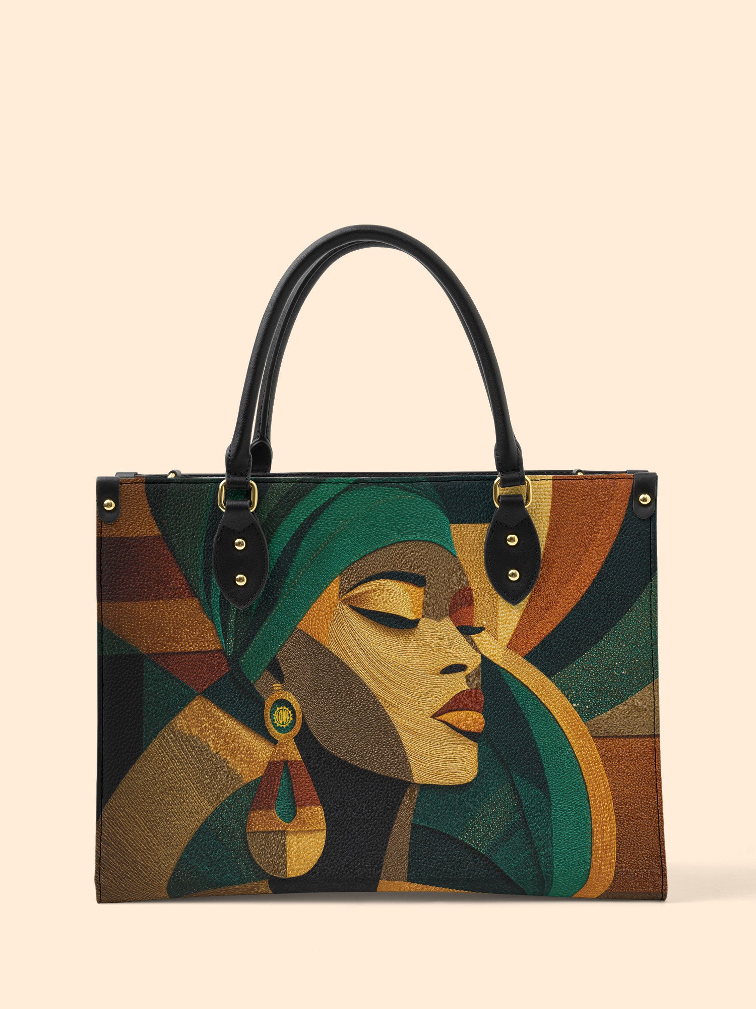 Ancestral Fold Premium Leather Handbag QR0XD113