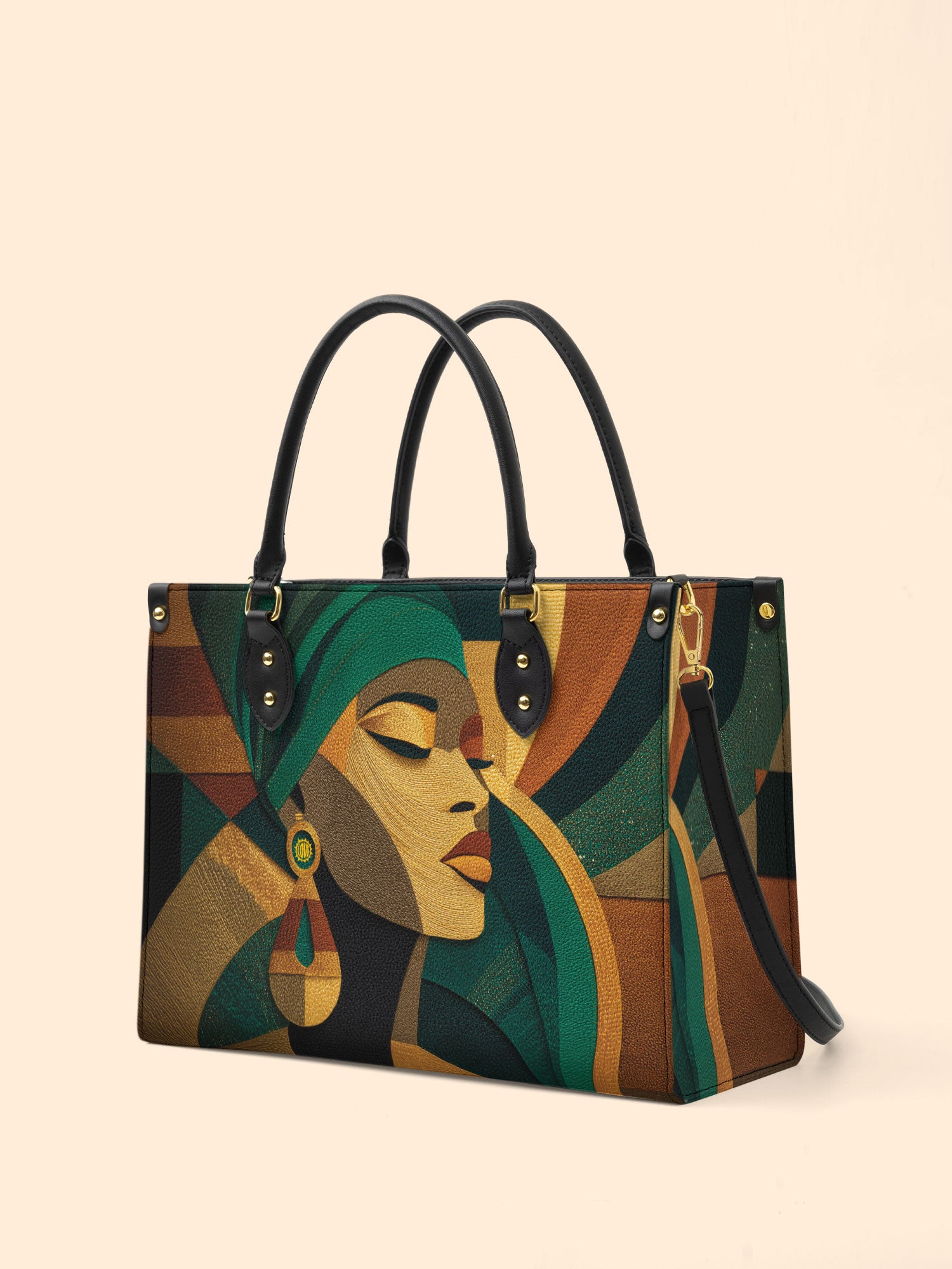 Ancestral Fold Premium Leather Handbag QR0XD113