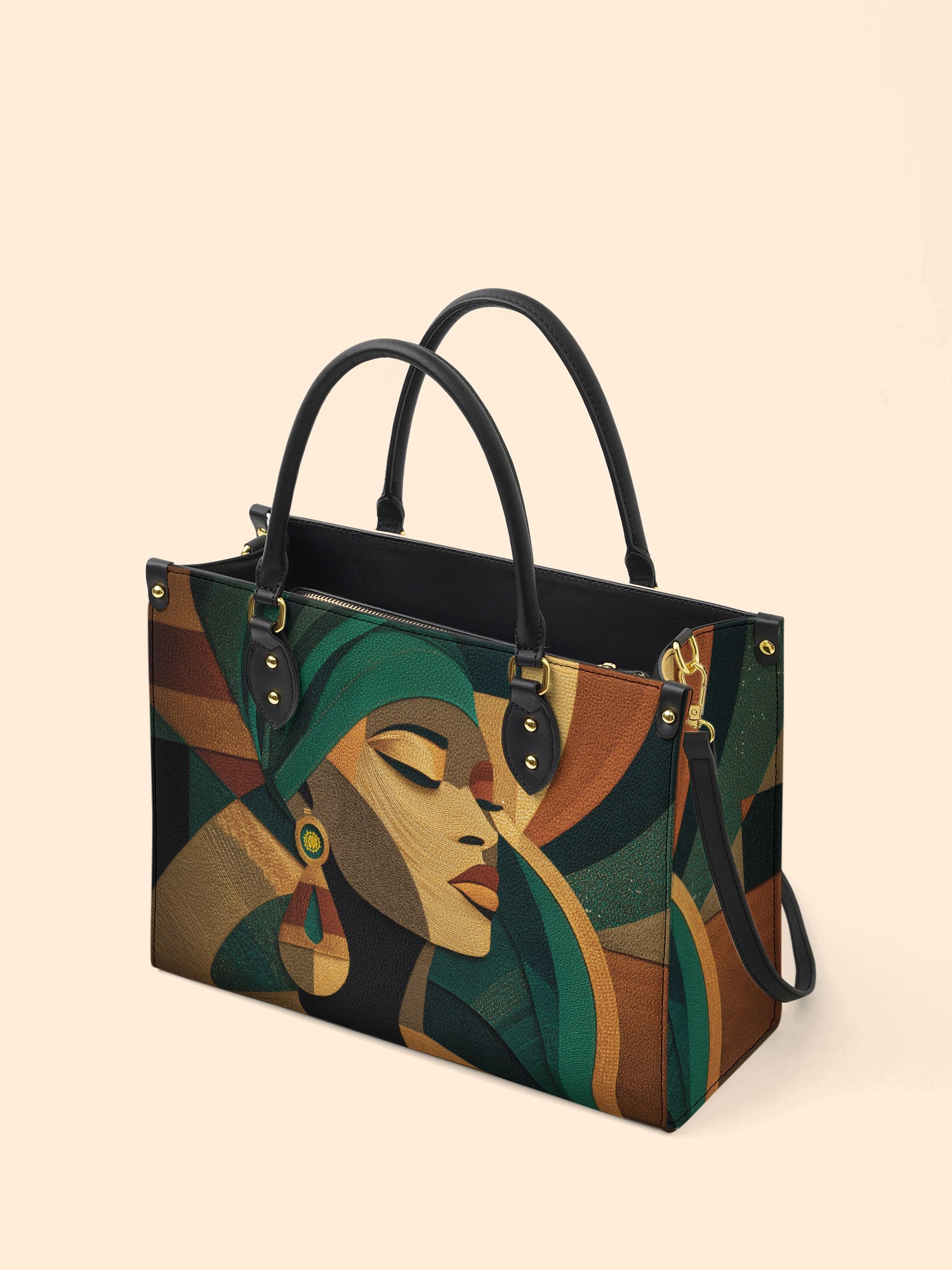 Ancestral Fold Premium Leather Handbag QR0XD113