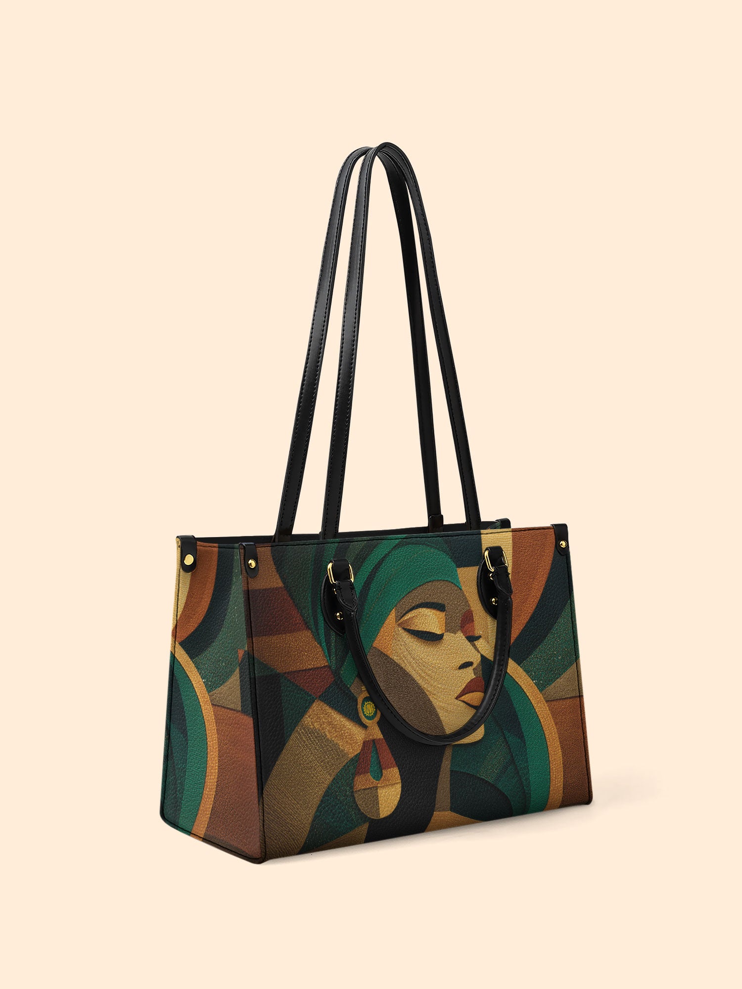 Ancestral Fold Premium Leather Handbag QR0XD113