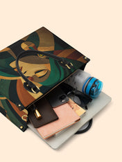 Ancestral Fold Premium Leather Handbag QR0XD113