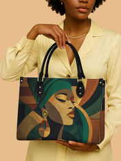 Ancestral Fold Premium Leather Handbag QR0XD113