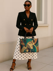 Ancestral Fold Premium Leather Handbag QR0XD113