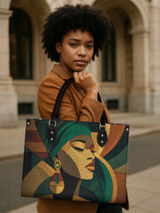 Ancestral Fold Premium Leather Handbag QR0XD113