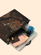 Bronzelyn Root Premium Leather Handbag QR0XD115