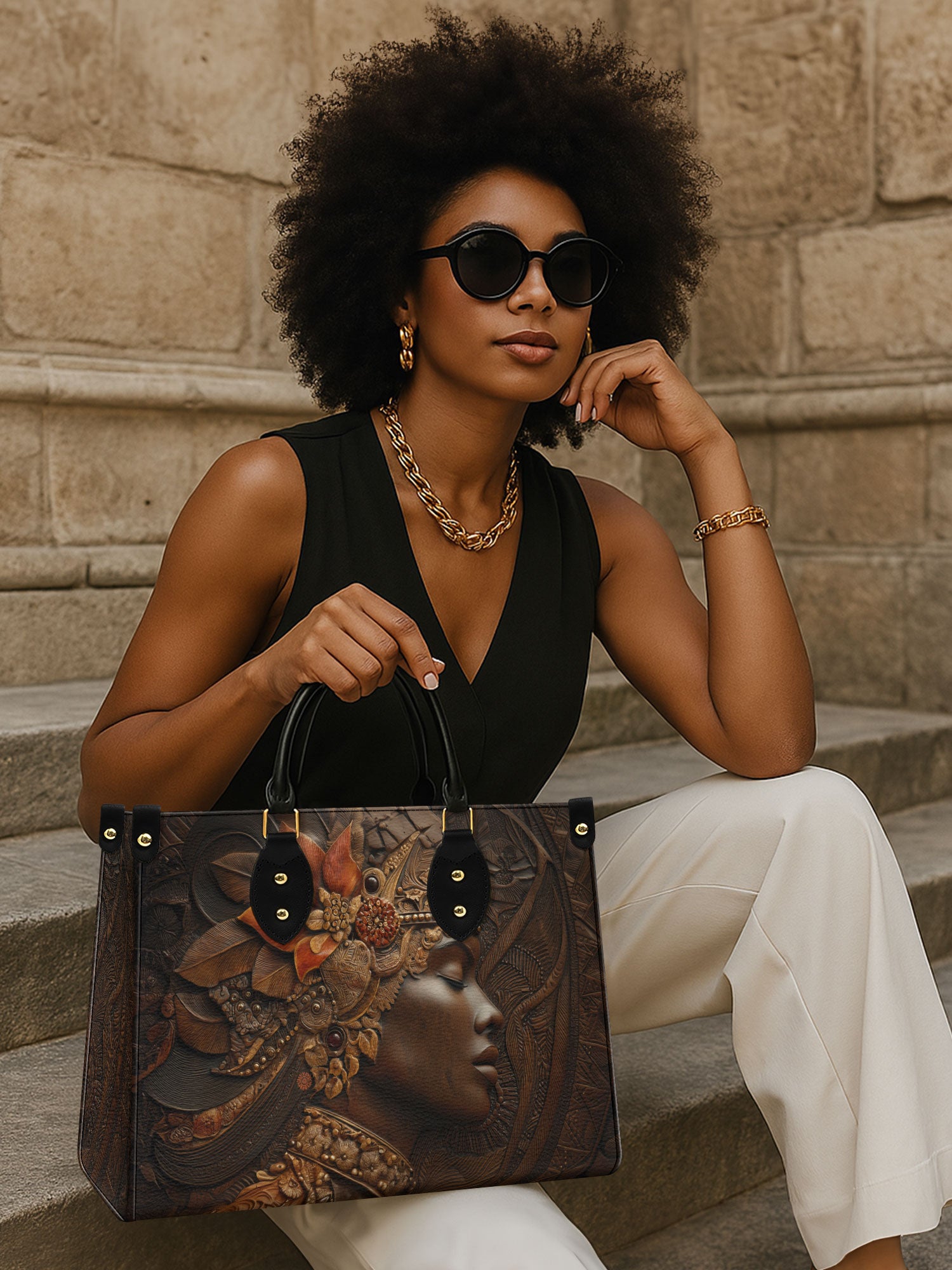 Bronzelyn Root Premium Leather Handbag QR0XD115