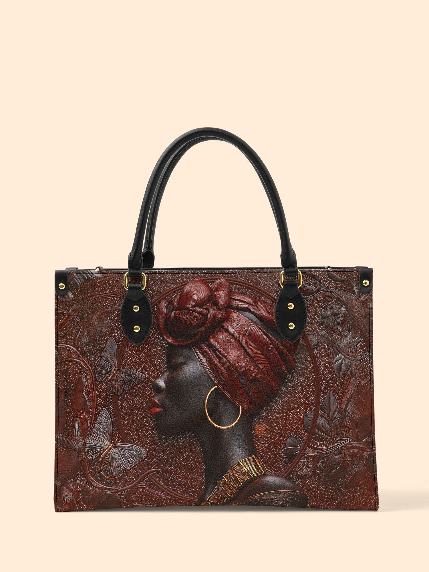 Butterfly Spirit Premium Leather Handbag QR0XD118