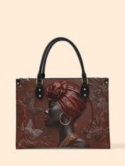 Butterfly Spirit Premium Leather Handbag QR0XD118