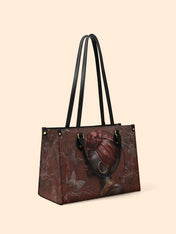 Butterfly Spirit Premium Leather Handbag QR0XD118
