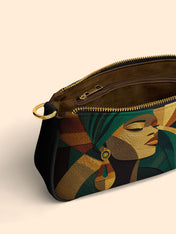 Ancestral Fold Classic Zip Pochette QR0XD107