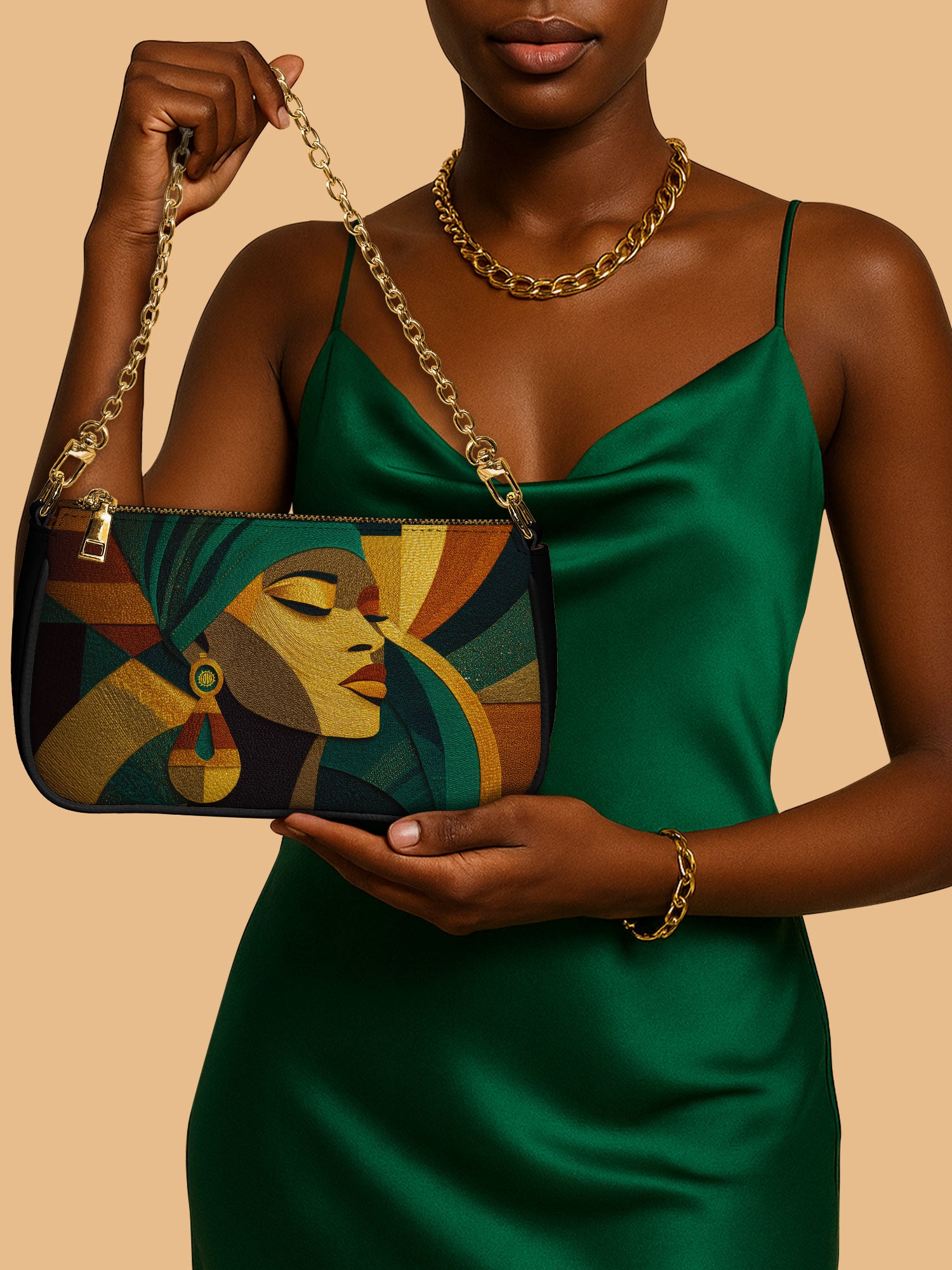 Ancestral Fold Classic Zip Pochette QR0XD107