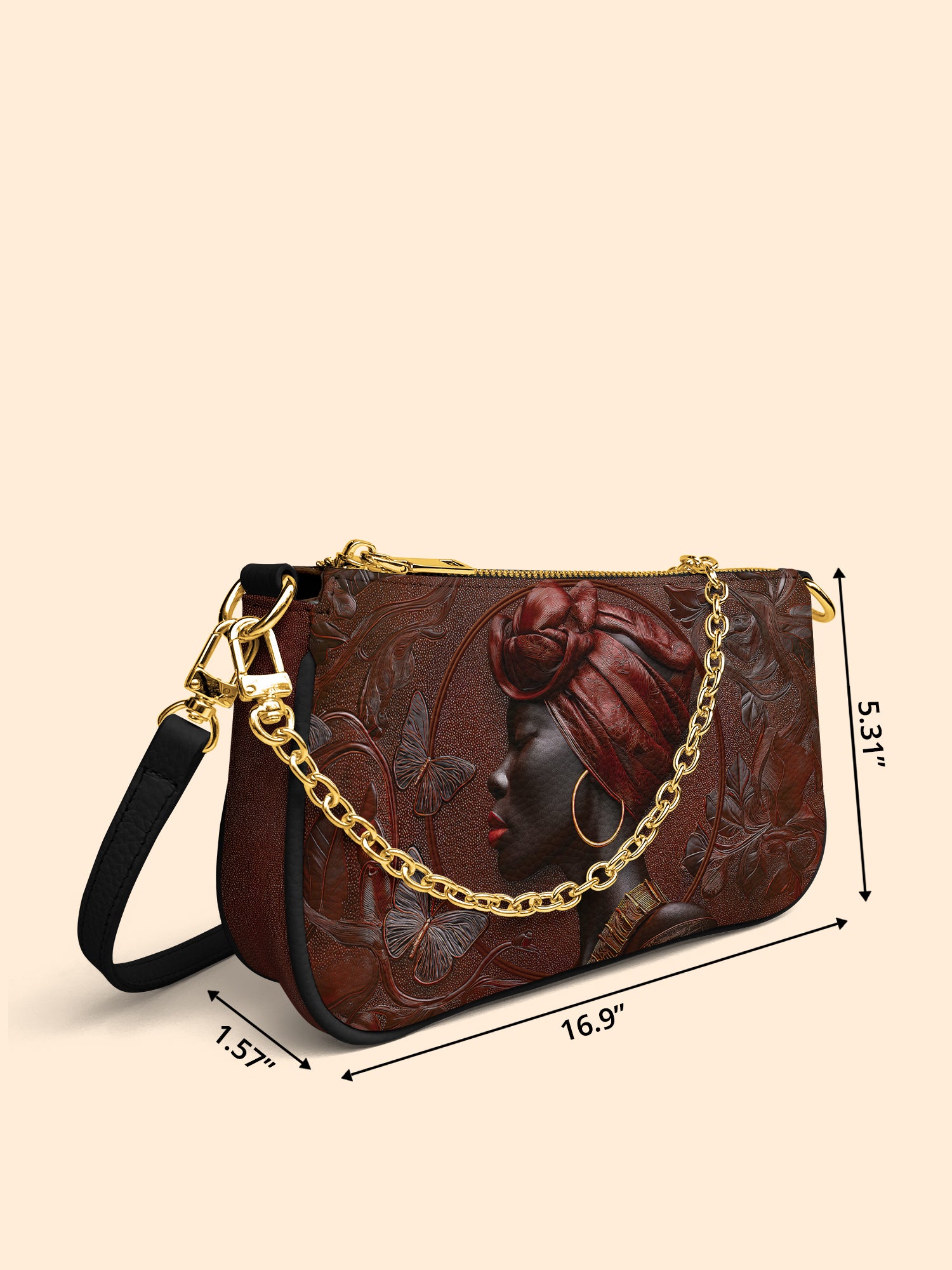 Butterfly Spirit Classic Zip Pochette QR0XD106