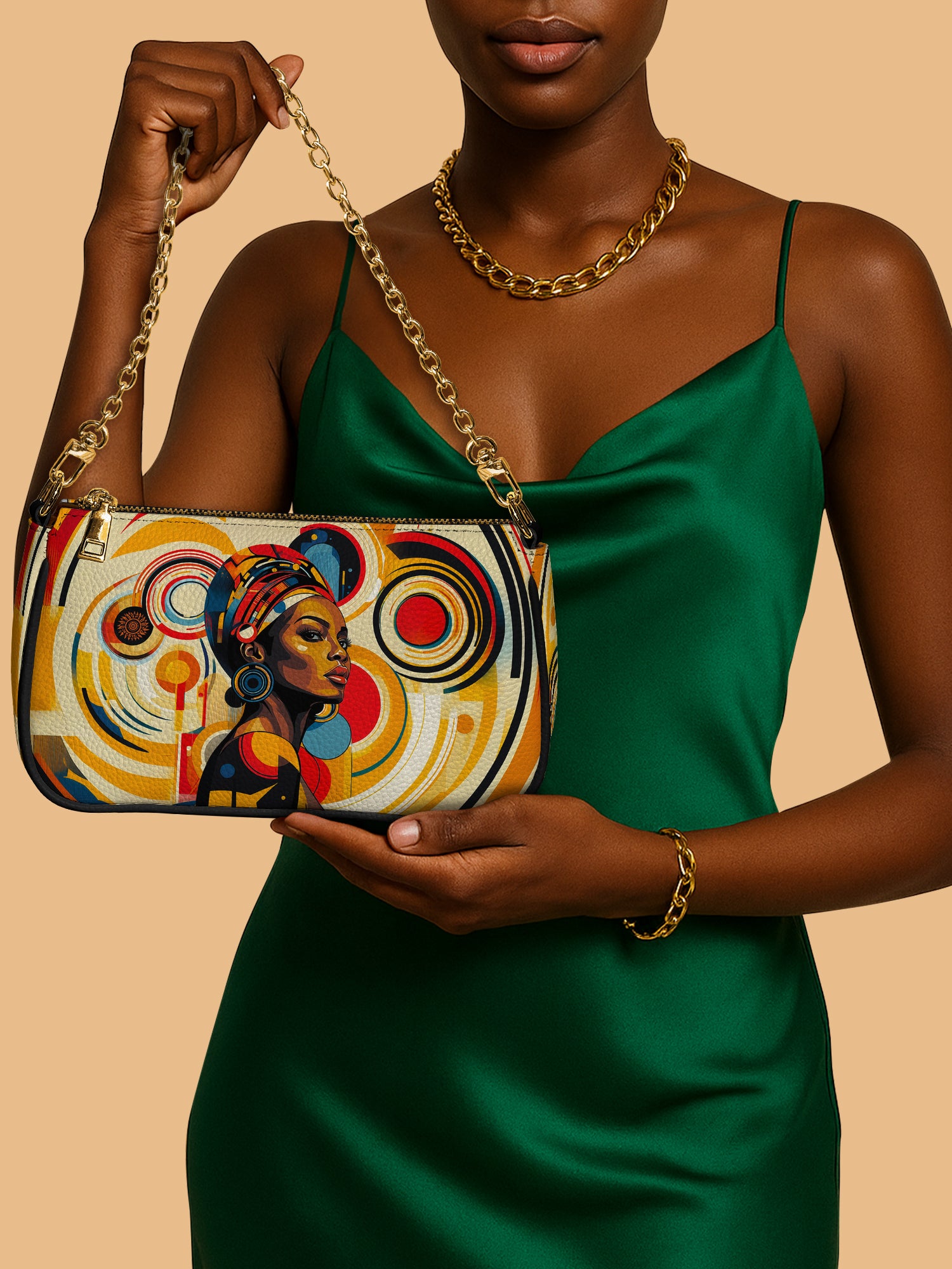 Bold Black Woman Classic Zip Pochette QR0XD112