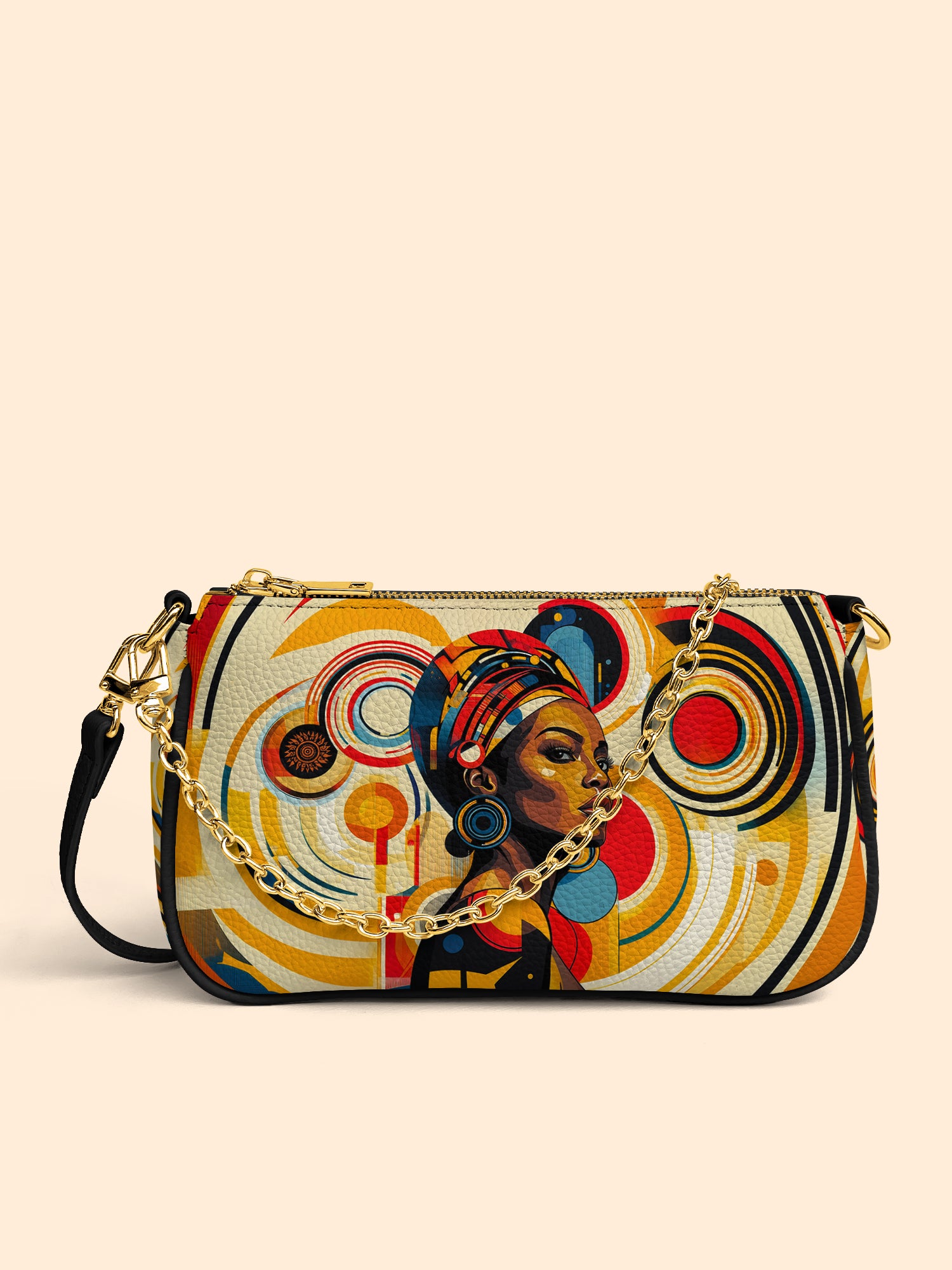 Bold Black Woman Classic Zip Pochette QR0XD112